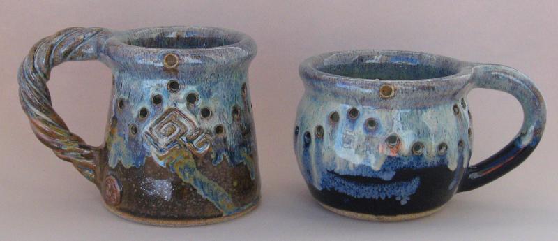 ceramic puzzle mugs trick mugs novelty pottery 